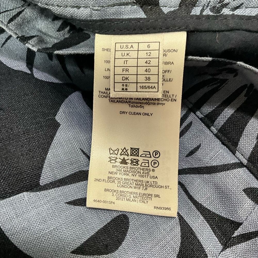 BROOKS BROTHERS 100% Linen Skirt - Picture 4 of 5